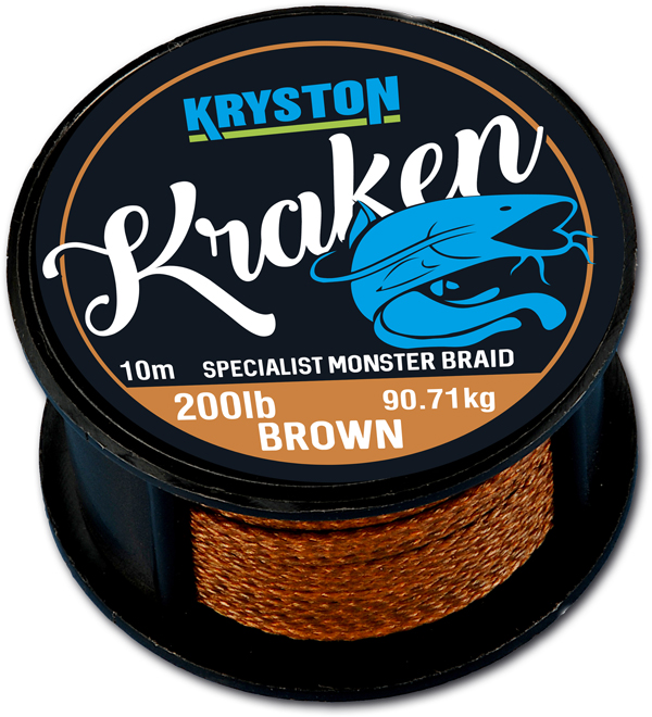 Kryston Kraken Monster Braid 200Lbs 10m Brown (KK1)