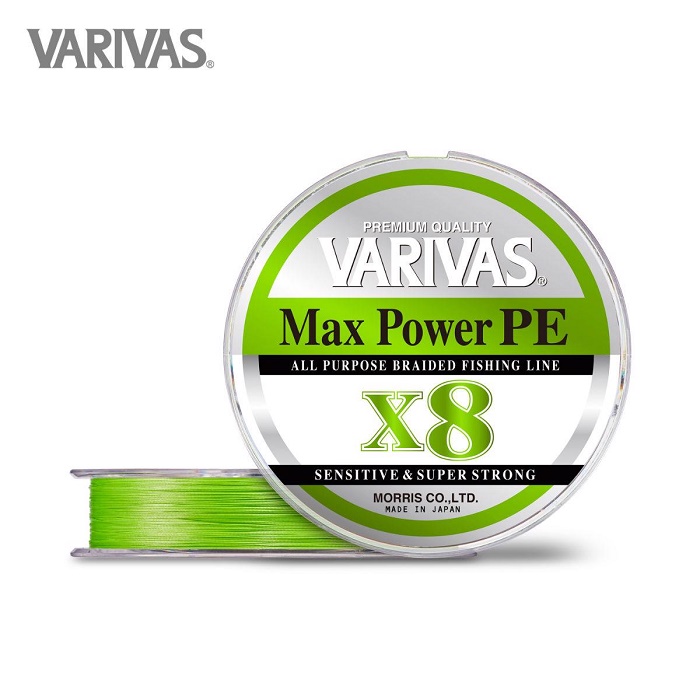 VARIVAS MAX POWER PE X8 150m Lime Green Fluo
