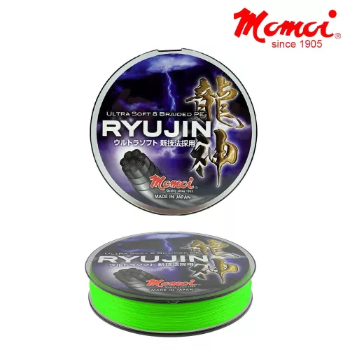 Momoi Ryujin fonott zsinór 130m lime 0,20 mm