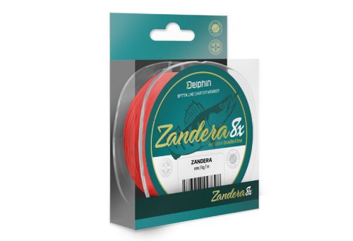 Delphin ZANDERA 8 / piros 0.20mm 150m