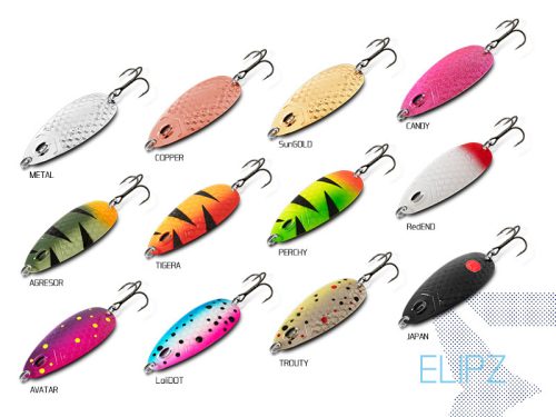 Delphin ELIPZ FullSCALE támolygó kanál 7.5cm 12 Lolidot