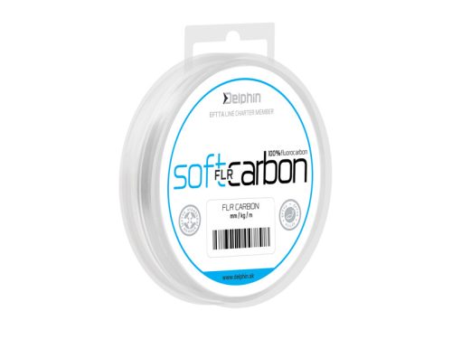 Delphin SOFT FLR CARBON - 100% fluocarbon 0.128mm 50m