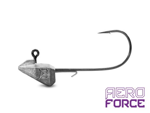 Grub-tartóval ellátott Delphin AeroFORCE jigfej / 5 db #4/0 7.5gr