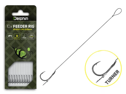 Delphin Braided Sting Feeder Rig / 10db