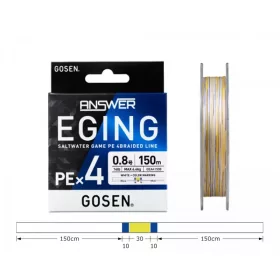 Gosen Answer Eging X4 White 150m PE0.6