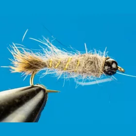Traun River Black Tungsten Hares Ear (54-0194)