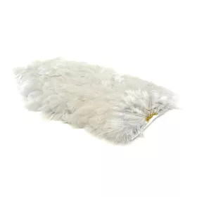   Whiting 4 B's Hen Saddle White dyed Light Dun 74802221) White Dyed Light Dun