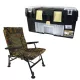 CARP EXPERT COMFORT CAMO SZÉK FISHING BOX TIP.333 HORGÁSZ DOBOZZAL