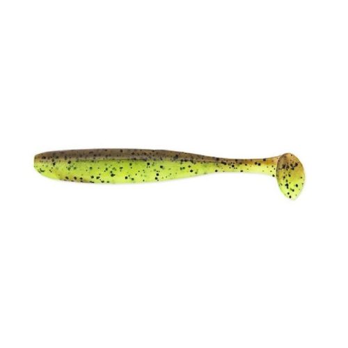 Keitech Easy Shiner 4" -100mm Green Pumpkin Chartreuse