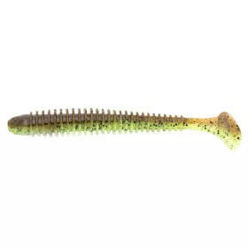  Keitech Swing Impact 2,5" - 63mm Green Pumpkin/Chartreuse