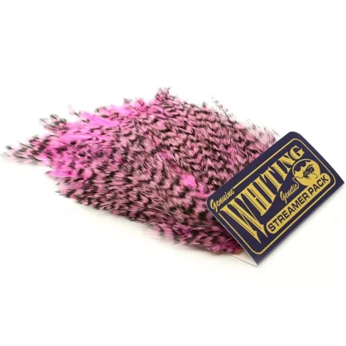 Whiting American Streamer Pack Grizzly dyed Shell Pink (41873140) Grizzly Dyed Shell Pink