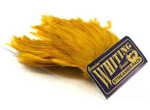 Whiting American Streamer Pack White dyed Golden Olive (41873265) White Dyed Golden Olive