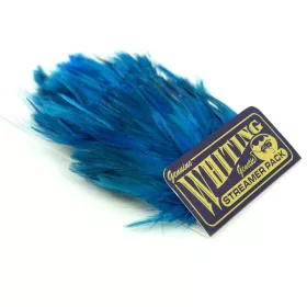   Whiting American Streamer Pack White dyed Kingfisher Blue (41873258) White Dyed Kingfisher Blue