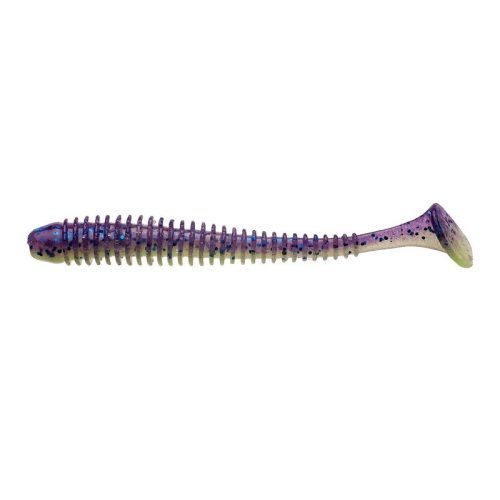 Keitech Swing Impact 3" - 76mm Violet Lime Belly