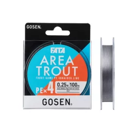 Gosen Fata Area Trout PE X4 Grey 100m PE0.3