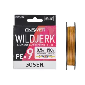 Gosen Answer Wildjerk PE X9 Yellow 150m PE0.8