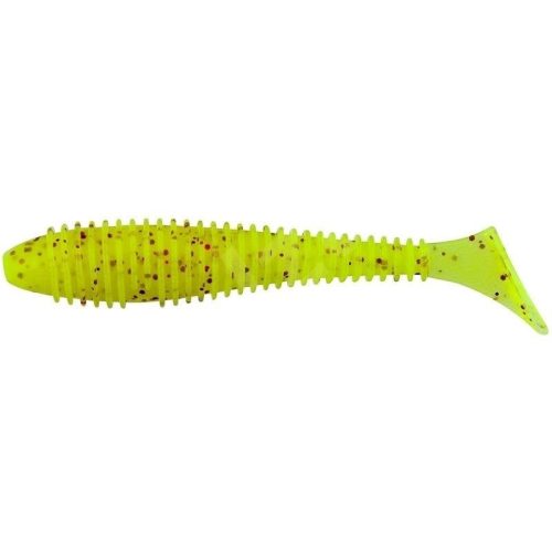 Keitech Swing Impact Fat 3,3" - 84mm Chartreuse Red Flake