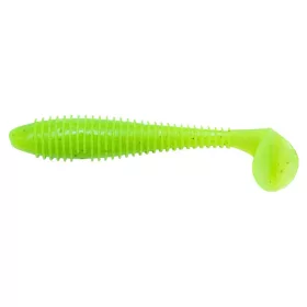   Keitech Swing Impact Fat 4,8" - 122mm Clear Chartreuse Glow