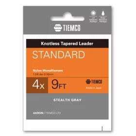   TIEMCO VÉKONYODÓ ELŐKE STANDARD TAPERED LEADER 7.5ft 6X 6x