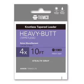 TIEMCO VÉKONYODÓ ELŐKE HEAVY BUTT LEADER 10ft 4X 4x