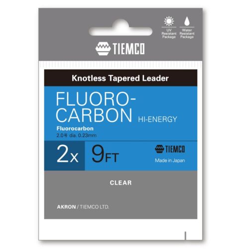 TIEMCO VÉKONYODÓ ELŐKE FLUOROCARBON HI-ENERGY LEADER 9ft 03X 03x