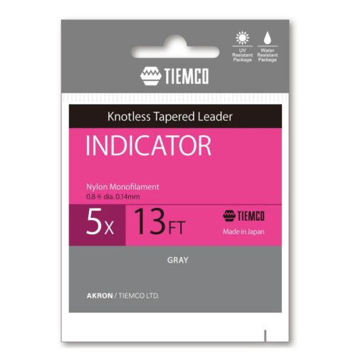 TIEMCO VÉKONYODÓ ELŐKE INDICATOR TAPERED LEADER 13ft 6X 6x