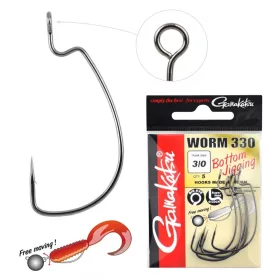 Worm-330 Bottom Jigging  3/0 5db/cs 0.1gr