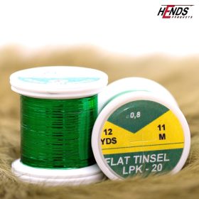 Hends Flat Tinsel 20 Green Metalic