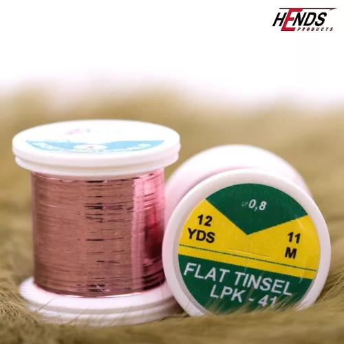 Hends Flat Tinsel 41 Pink Metalic