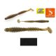 TIEMCO LOCOISM FLEXY SHAD 3.5" 8.9cm #000 Solid Black