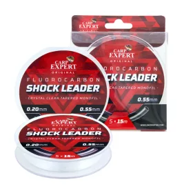 CARP EXPERT FLUOROCARBON SHOCK LEADER 0.20MM-0.55MM