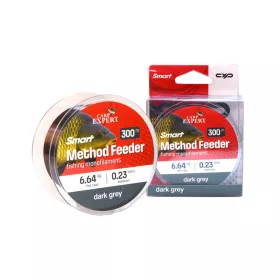 CARP EXPERT SMART METHOD FEEDER 0,23MM 300M DARK GREY 6,64KG