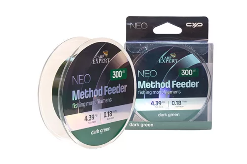 CARP EXPERT NEO METHOD FEEDER 0,25MM 300MDOUBLE DARK GREEN 8,27KG