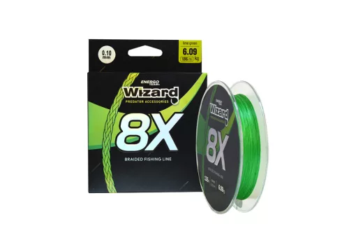 WIZARD 8X FONOTT ZSINÓR LIME GREEN 0,35 MM 31,59KG 135M