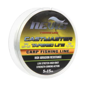 Nevis Castmaster Tapered Line 5x15m  0.28-0.57mm