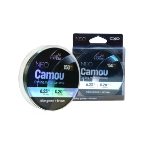 CARP EXPERT NEO CAMOU  0,20MM 150MOLIVE GEEN + BROWN 6,226KG
