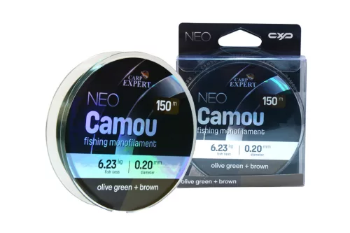 CARP EXPERT NEO CAMOU  0,20MM 150MOLIVE GEEN + BROWN 6,226KG