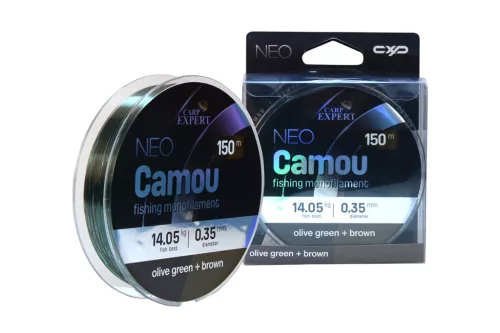 CARP EXPERT NEO CAMOU  0,35MM 150MOLIVE GEEN + BROWN 14,047KG