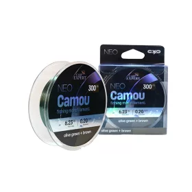   CARP EXPERT NEO CAMOU  0,40MM 150MOLIVE GEEN + BROWN 24,607KG