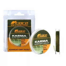 Carp Academy Karma Hooklink 20m 20lb Camo