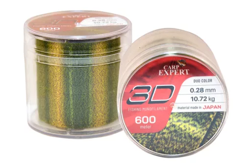 CARP EXPERT 3D 600M/SPOOL CAMOUFLAGE 0.35MM 15,11KG