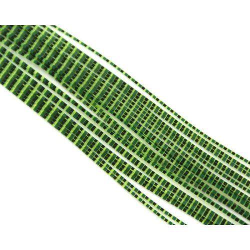 Traun River Micro Barred Grizzly Legs 05 Black/Hot Green
