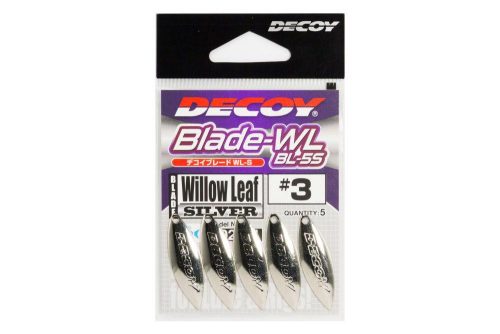 SPINNER BLADE DECOY BL-5S WILLOW LEAF SILVER 2