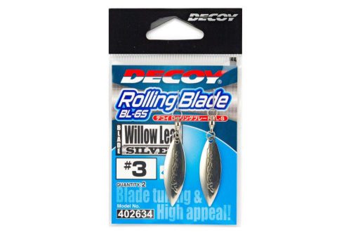 SPINNER BLADE FORGÓVAL DECOY BL-6S WILLOW LEAF SILVER 2
