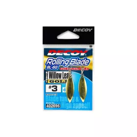 SPINNER BLADE FORGÓVAL DECOY BL-6G WILLOW LEAF GOLD 3.5