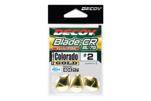 SPINNER BLADE DECOY BL-7G CR COLORADO GOLD 3