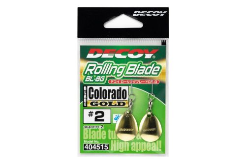 SPINNER BLADE FORGÓVAL DECOY BL-8G COLORADO GOLD 3