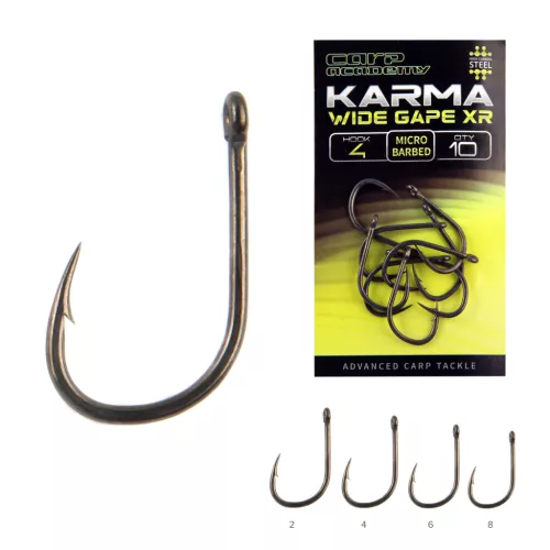 Carp Academy KARMA Wide Gape XR 6 10db/cs