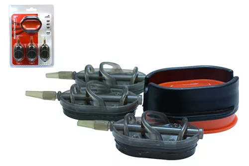 CARP EXPERT OVAL METHOD KOSÁR SZETT TÖLTŐVEL 50G+60G+70G