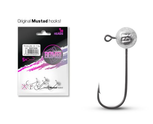 Micro jig fej Delphin BOMB! / 5db #4/0 10gr